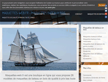 Tablet Screenshot of maquettes-web.fr
